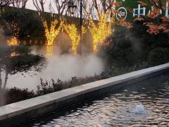 公园景观造雾