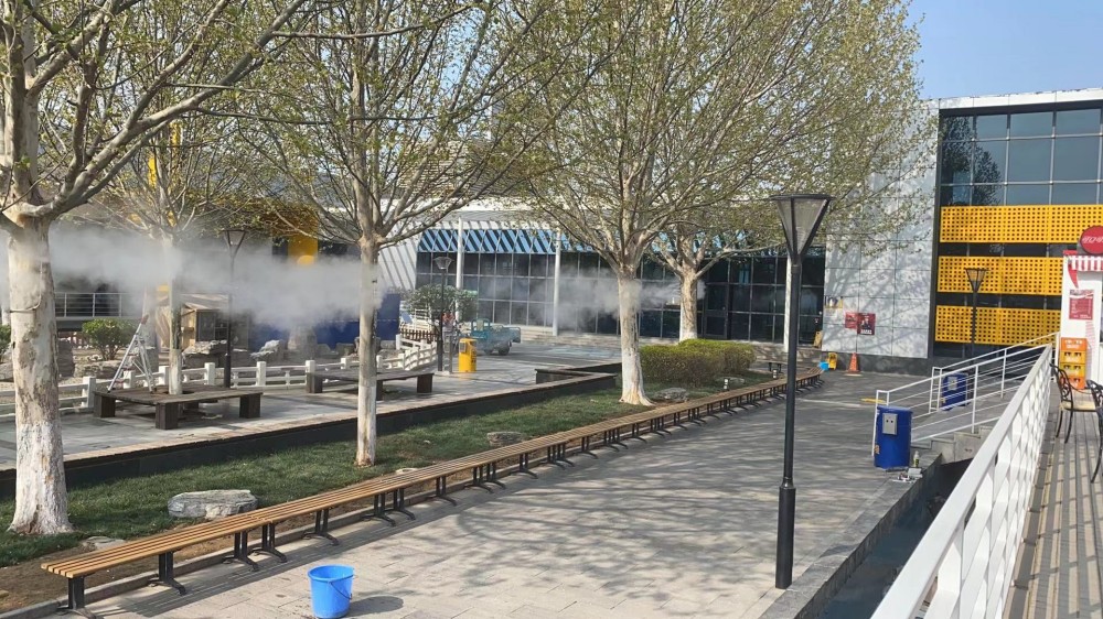 <b>坐标北京新时尚驾校加湿降温系统安装调试效果</b>